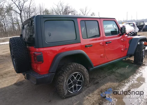 2025 Jeep Wrangler 4-Door Rubicon 4X4 из США, поврежденный, VIN 1C4PJXFN0SW526023